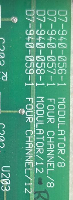 HV Control Board (D7-940-056, 057, 058, 059)