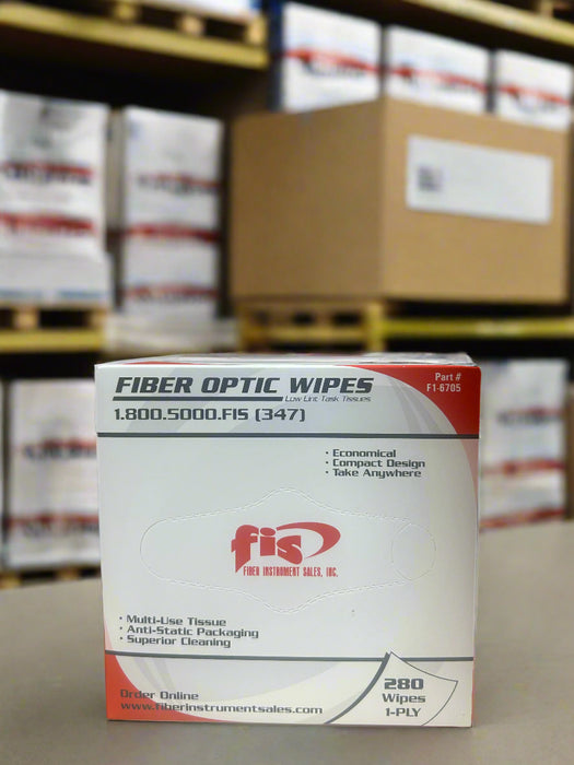 FIS Cleaning Wipes Low Lint 280 Wipes per Box