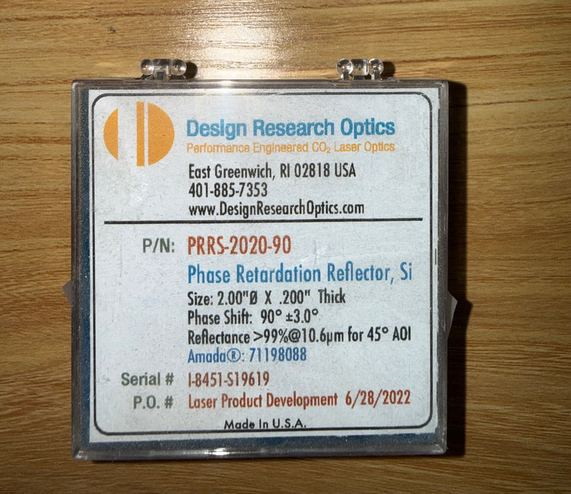Phase Retardation Reflector, Si (PN: PRRS-2020-90)